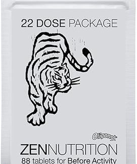 Sen Nutrition 180400 Pre-Workout Supplement, BEFORE Tiger, 88 Tablets