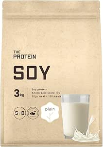 Zapro Soy Protein, Plain, 6.6 lbs (3 kg), Takeuchi Pharmaceutical The Protect Soy, Women's, Soy Protein, Training, Soy Protein (Plain)