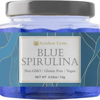 Blue Spirulina 0.5 oz (15 g), Additive-free, Fragrance-free, Color-free, Non-GMO, Gluten Free, Vegan (15 g)