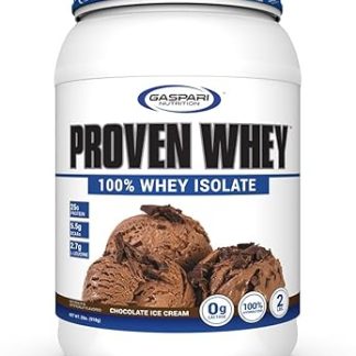 Gaspari Proven Whey Protein, Isolate, WPI, Chocolate, 32.8 oz (918 g), Overseas Supplement
