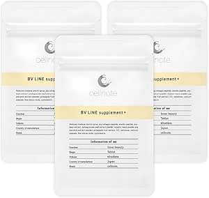 Cellnote BV Line Supplement+ Cellunote, BV Line, Supplement Plus, Set of 3 (60 Tablets), Serial Number Included
