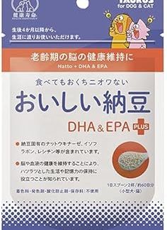 Torasu Pet Supplement for Dogs and Cats, Delicious Natto with DHA & EPA Plus, 30g