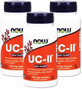 3 Piece Set Value Size UC-II Collagen Type 2 Joint Health 120 Tablets