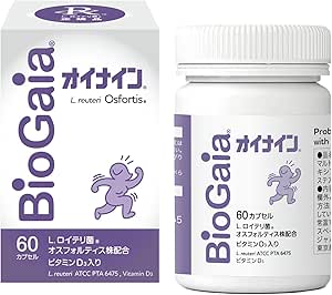BioGaia Oinine, 60 Capsules, Includes Reuteri, Vitamin D3, Lactobacillus Supplement