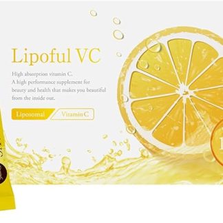 Liposum Vitamin C 100% 2,800 mg Made in Japan, Nutritional Functional Food Supplement, Lipoful VC, Lipoful VC, 1 Box, 31 Bottles