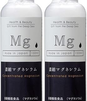Ako Kasei Concentrated Magnesium (Plenty of 150 ml x 2 Bottles / Made in Japan), Nutritional Functional Food (No Additives / Flavoring / Sweeteners / Preservatives), 100% Deep Sea Water, Easily