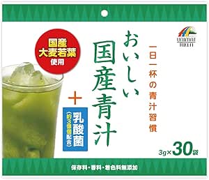 Unimatricen Delicious Japanese Green Juice + Lactobacillus 0.1 oz (3 g) x 30 Packets