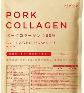 nichie Pork Collagen Low Molecule 100% Powder 17.6 oz (500 g)