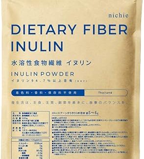 nichie Inulin, Water Soluble Dietary Fiber, 17.6 oz (500 g)