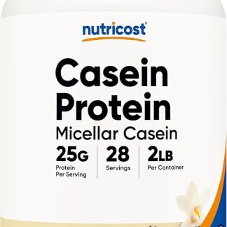 Nutricost Casein Protein 2LB (Vanilla) Non-GMO Gluten Free
