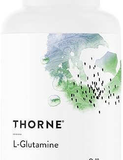 Thorne Glutamine Supplement, L-Glutamine, 500 mg Amino Acid Supplement, 90 Capsules, Set of 1, Total 90 Tablets / 30 Servings