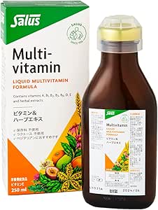 Echinacea SALUS Multi-Vitamin, 8.5 fl oz (250 ml), 8 Types of Vitamins, Natural Herbal Extract Juice, Liquid Vitamin, Liquid Supplement