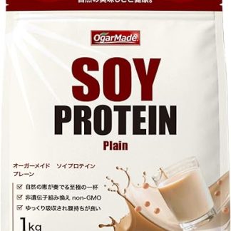 MAD PROTEIN (マッドプロテイン) Soy Protein No Flavor Plain Domestically Processed Soybean Additive-Free Plant-Based Protein (1kg)
