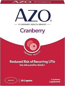 Cranberry Caps - 50 Caplets by Azo