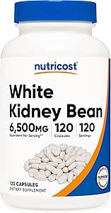 Nutricost White Ingrown Bean Extract 650mg (120 capsules) Vegetarian Capsules - Non-GMO, Gluten Free