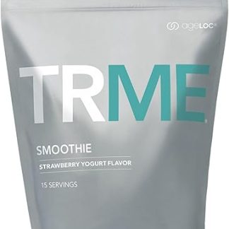 NU SKIN Newskin TRME Smoothie Strawberry Yogurt Flavor | 12.8 oz (360 g) / 15 Servings | Enhanced with selected protein, 0.4 oz (10 g), Leucine 1,500 mg | 11 Vitamins, 11 Types of Minerals, Dietary