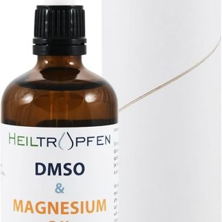 Dr. Hartmutt Fisher DMSO & Magnesium Oil Mix (100ml) | Pharmaceutical Grade Ingredients | High Purity | Low Odor | DMSO+MgOIL | Heiltropfen