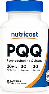 Nutricost, PQQ, 20 mg, 30 Capsules