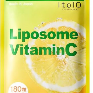 ltolo High Concentration, Lasting Vitamin C Supplement, 1,000 mg (Liposome Vitamin C Supplement, 180 Capsules, 30 Day Supplement), Glutathione, Pomegranate, Vitamin A, Vitamin E, Trito (1 Bag (30 Day Supply))