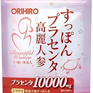 Orihiro Sutton Placenta Ginseng Grains, 60 Seeds