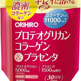 Orihiro Proteoglycan Collagen & Placenta, 6.3 oz (180 g), Set of 6