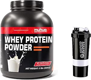 Protein Weight Gainer, Whey Protein Supplement, 2lb (907 g), Protein Shaker, 16.9 fl oz (500 ml), Whey protein powder for USA