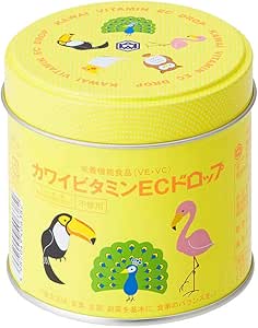 Liver Oil Drop, Kawaii, Vitamin EC Drop, 180 Tablets