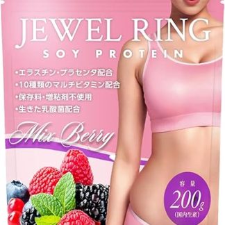 Jewel Ring Bust Protein, Soy Protein, Female Strength Supplement, Elastin, Placenta, Soybean Isoflavone, Multi-Vitamin (Mixberry)