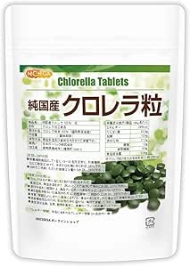 Pure Domestic Chlorella, 100% Granular, 3.5 oz (100 g) (Approx. 500 Capsules), Additive-free, Superfood, 1 Tablet, 7.1 oz (200 mg) [04] NICHIGA Chlorella Only Granular