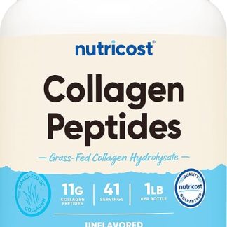 Nutricost Collagen Hydrolyzed Powder 1LB (454g) 41 Dose - Non-GMO, Gluten Free