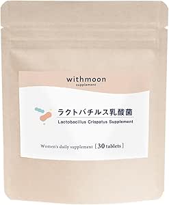 Lactobacillus Lactic Acid Bacteria Supplement, 30 Tablets, withmoon Lactobacillus Lactobacillus