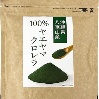 Chlorella 100% Additive-Free Chlorella Powder, 3.5 oz (100 g), Made in Japan, Yaeyama