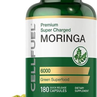 (Intestinal Activity x Energetic) Moringa 50x Concentrated Ex, 180 Capsules (Equivalent to Powder 19.4 oz (540 g) = 19.4 oz (540,000 mg), Large Capacity, 90 Day Supply, USDA Certified, Tasteless, Odorless, No Pesticides, Super Food, Super Food, CoA Food Analysis, Tested for Residual/Heavy Metals