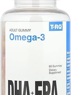 T-RQ, Omega-3, DHA + EPA, Lemon, Orange, Strawberry, 60 Gummies