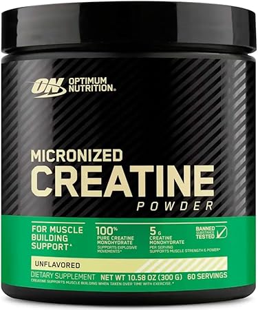 Optimum Nutrition, Micronized Creatine Powder, Plain, 300g