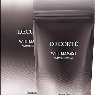 DECORTÉ White Logist, Overnight Inner Plus Supplement, 1.3 oz (37.8 g) (1 tablet weight 315 mg x 120 capsules)