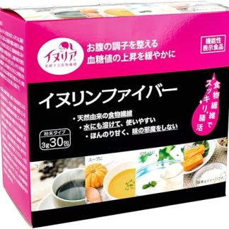 Shinichi Pharmaceutical Inulin Fiber Powder Type 0.1 oz (3 g) x 30 Packs