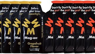 Mag-on Energy Gels, 5 Grapefruits, 5 Apples, 10 Total Set