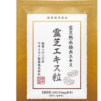 (Supervised by a Pharmaceutical Company) Nonaka Osai Reishi Extract Granules Reishi Supplement, 30 Day Supply, 180 Tablets, Salno Growth