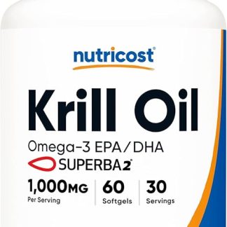 Nutricost Okiami Oil (1000mg), 60 Soft Capsules, Omega-3 Fatty Acids (Aekosapenteic Acid - EPA+DHA)