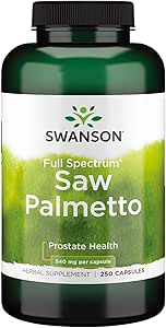 Swanson Saw Palms Hair Supplement 540 mg 250 Capsules