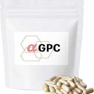 α-GPC Supplement, 30 Tablets, 500 mg per Tablet, Contains Alpha GPC, Food with Glycerosopholholine, Cholin, Soy Derived HPMC Capsules
