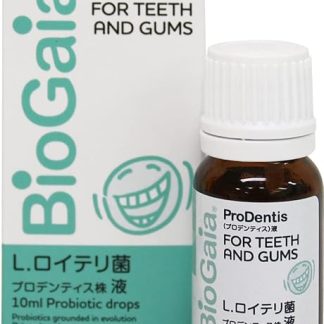 BioGaia ProDentis Liquid Mint Flavor 0.3 fl oz (10 ml) Reuteri Lactobacillus Supplement Oral Care