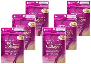 ★ [Set of 6] The Collagen Luxe Rich Tablets 6 Tablets Per Day 21 Day Supply (126 Tablets) x 6 Pieces