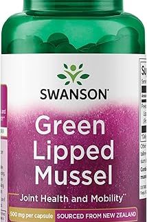 New Zealand Green Lipped Mussel 500 mg 60 Caps by Swanson