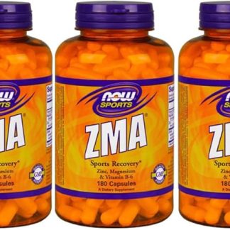 Now Foods, Set of 3, Value Size, ZMA 180 Capsules