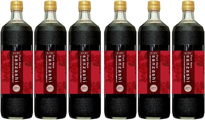 Fruit Herb Zamashi (for diluting), 30.4 fl oz (900 ml), Diluted Type, Set of 6