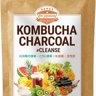 Kombucha Condensed in Capsules, Charcoal Cleanse, Plenty of 428 Kinds of Enzymes + Yeast, Lactic Acid Bacteria, Hyaluronic Acid, Placenta, Made in Japan, Uses a Patent Process, 30 Tablets/Month Supply