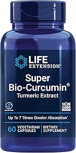 Life Extension Super Boculcumin 400 mg Vegetarian Compatible Capsules, 60 Tablets