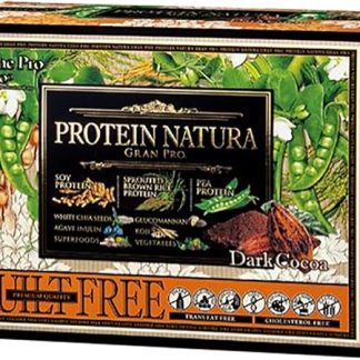 Esthe Pro Labo Protein, Natura, Granpro Dark Cocoa, 20 Bags, 100% Vegetable Protein, Soy, Germinated Brown Rice, Pea Protein Blend, Guilt-Free, Pro Lab Holdings